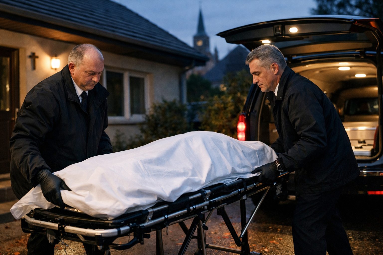 Pompes funèbres intervenant un dimanche soir pour la prise en charge d’un défunt à domicile