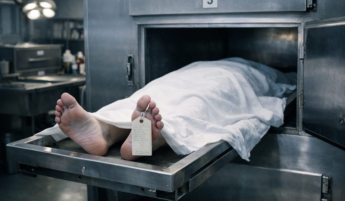 Conservation du corps en morgue avant les obsèques dans une cellule réfrigérée