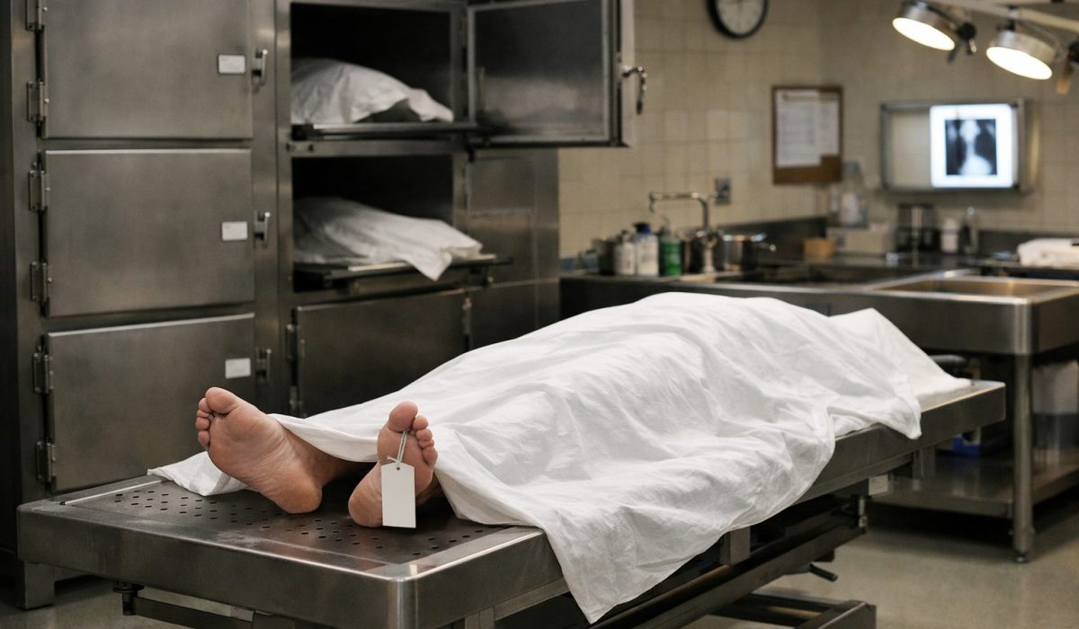 Morgue hospitalière illustrant la conservation temporaire du défunt dans le parcours funéraire
