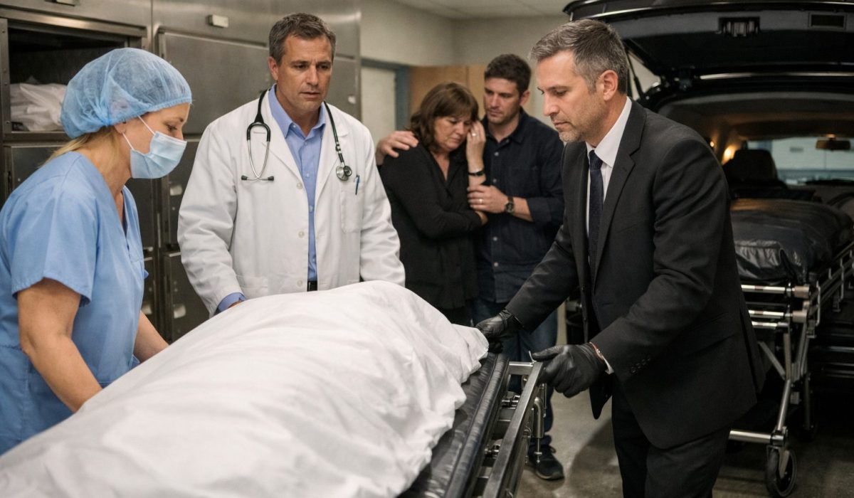 Coordination entre morgue, hôpital et pompes funèbres lors de la prise en charge d’un défunt pour réduire le stress des familles