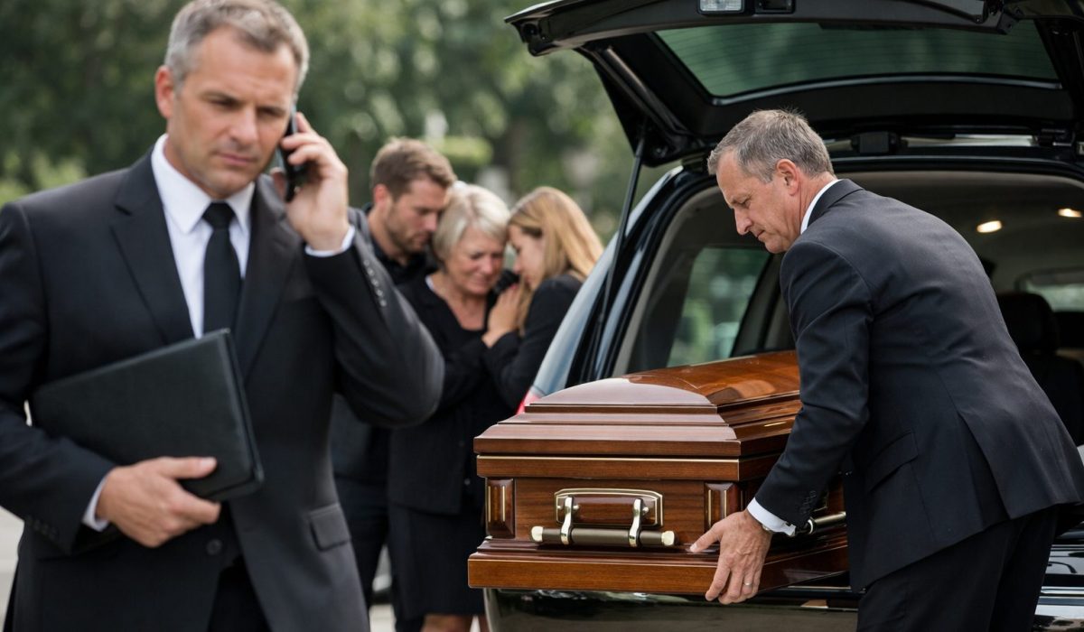 Pompes funèbres accompagnant rapidement une famille en deuil dans un cadre sobre et professionnel